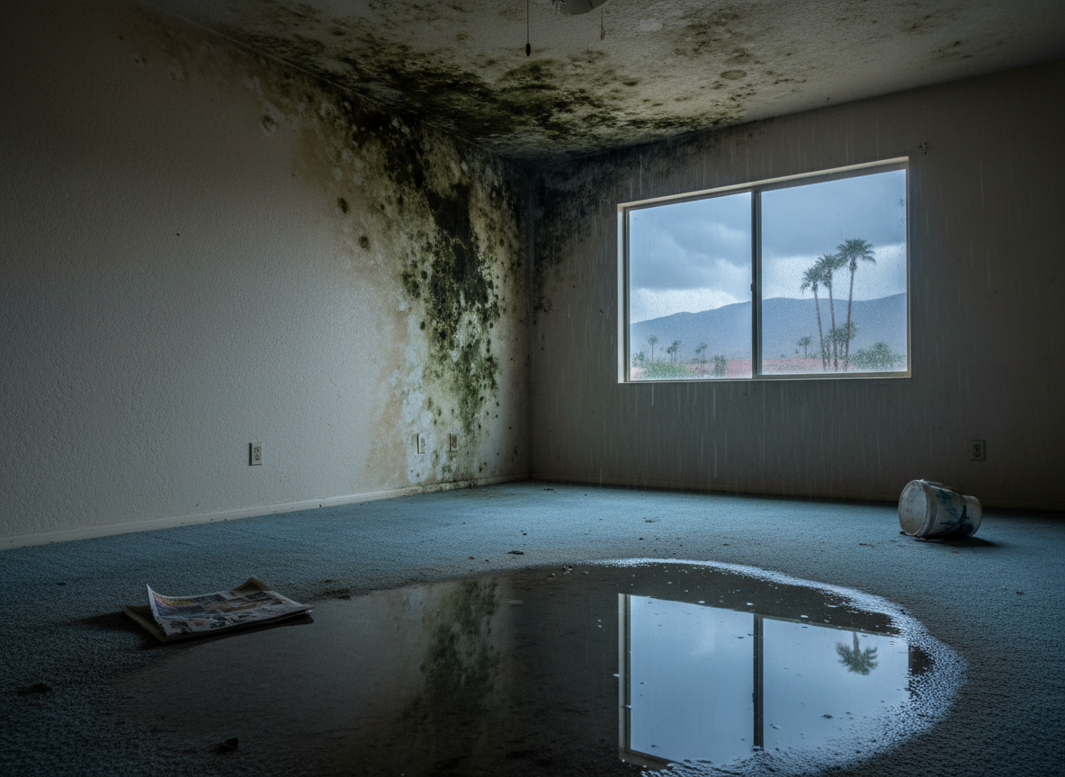 How Monsoon Rains Trigger Mold in North Palm Springs Homes