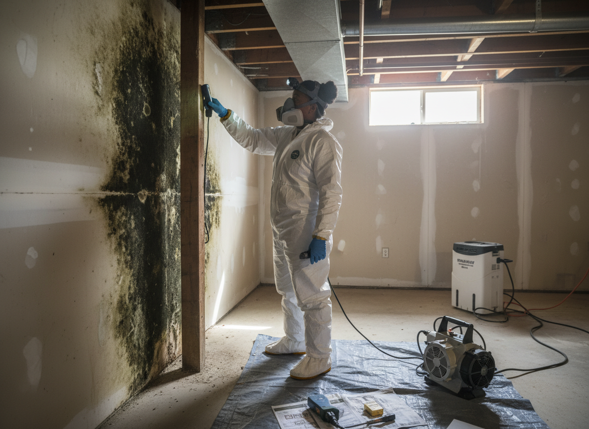 Black Mold Inspection in North Palm Springs, CA