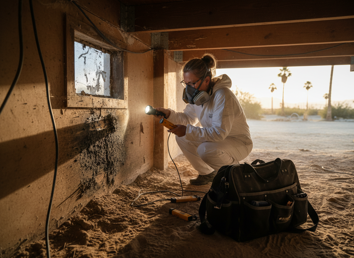 Home Mold Inspection in North Palm Springs, CA