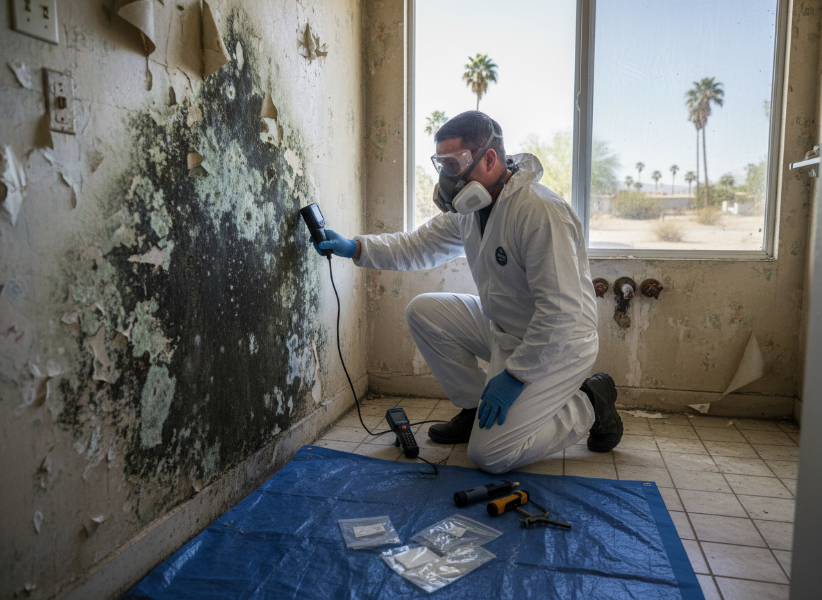 Mold Inspection in North Palm Springs, CA