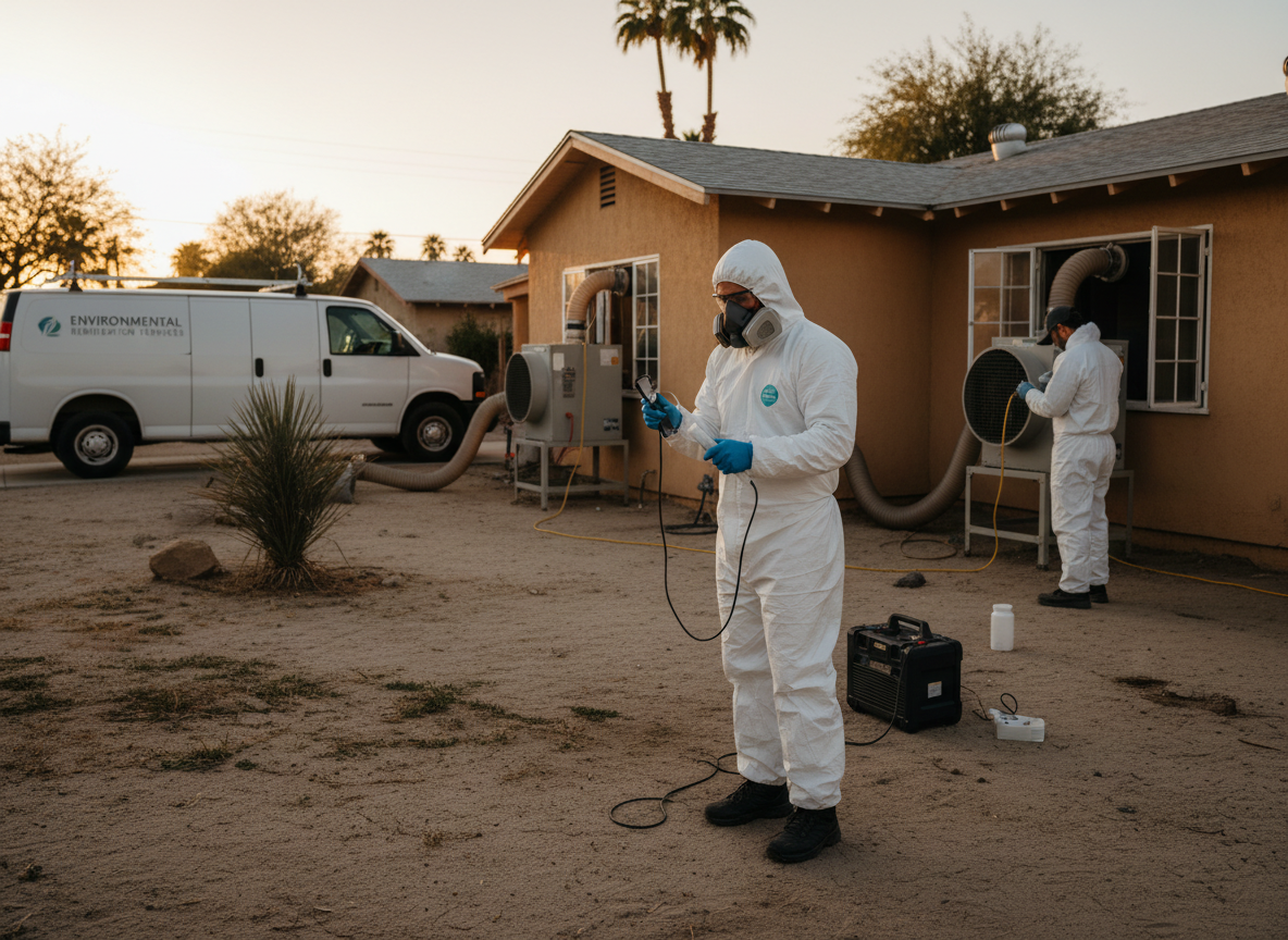 Post Remediation Mold Testing in North Palm Springs, CA